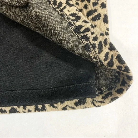 LINEA By Louis Dell'Olio Leopard Print Mini Skirt - Picture 4 of 6